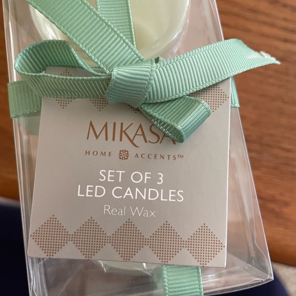 Mikasa Accents Set Of 3 Mikasa Led Candles Poshmark